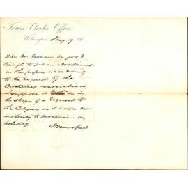 Re Cricketers Association newspaper advertisement - Mayor Dransfield