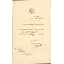 Re treasury voucher posted to Bank of New Zealand [BNZ] - The Treasury