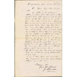 Re Mr Osborne's letter re bank slipping - J Shanahan (City Engineer)