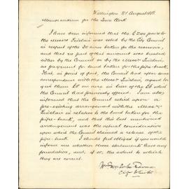 Further regarding settlement of claims in account of Wainui water race - City Solicitor