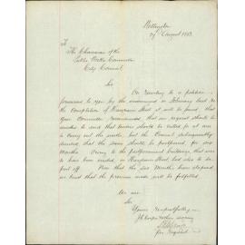 Formation of Hargreaves Street - J C Cooper