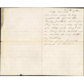 Complaint as to damage to Newtown Park by footballers - William Brewer