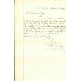 Re furniture for new office - Thomas Turnbull