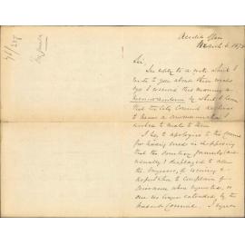 Regarding his section, James Fitzgerald