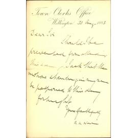 Asking that notices of motion in his name ought be postponed - Cr Newman