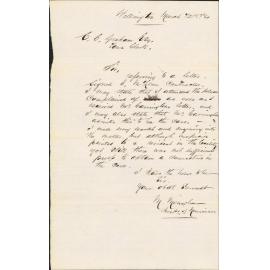 Re reporting re investigating complaint by Mr Carrington -Mr Monaghan, Inspector of Nuisances