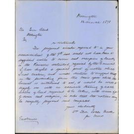 Re waterworks land required, Kaiwarra watershed - City Solicitor