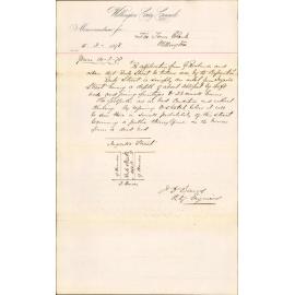 Re memo to Town Clerk re application from G Rowlands and others that Bute Street should be taken over - City Engineer