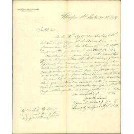 Pressing for settlement of claim by R Donovan - Buckley, Fitzherbert & Stafford