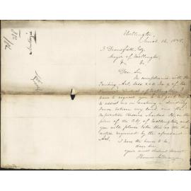 Re making dividing fence between his land/Corporation reserve - Thomas McKenzie