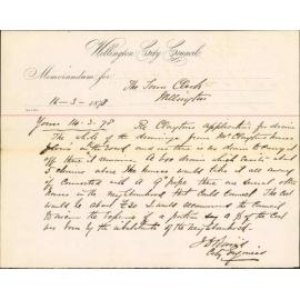 Re memo to Town Clerk re Claytons application for drain - City Engineer