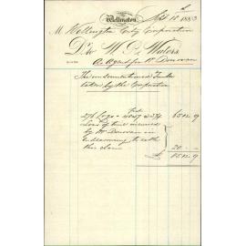 Claim by Donovan for certain timber - W R Walter
