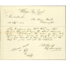 Water works plant, ship delivered - City Surveyor