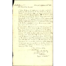 Asking for further extension of time, dam contract - G H Baylis