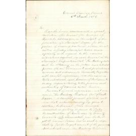 Re formation of Municipal League - Town Clerk, Thames