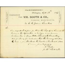 Notice of transfer pf property, Apollo Hall [Taranaki Street] - William Booth & Co