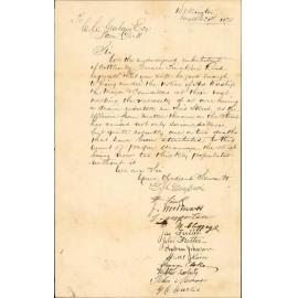 Complaining re lack of drain - residents of Cottleville Terrace and Tinakori Road