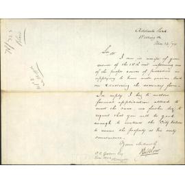 Re having water services laid on - Mr Glow