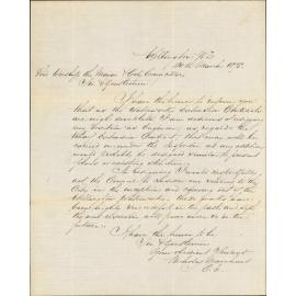 Re resigning as waterworks engineer as works almost complete