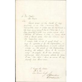 Re taking earth from Grant Road - J Saunders, Contractor