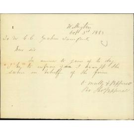 Agreeing to modified terms for deposit of securities with the Bank of New Zealand - O'Malley & Pepperell
