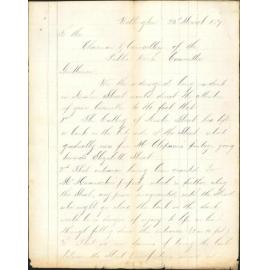 Re formation of Austin Street - J G Chapman