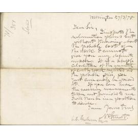 Re reclamation works - Mr Stuart