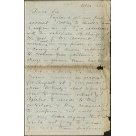 Complaint regarding night soil contractor - H Bodley