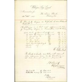 Valuation of plant material regarding taking over from P McGrath - City Surveyor
