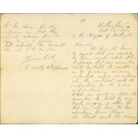 Asking that change ought be made in terms of agreement as to securities - O'Malley & Pepperell