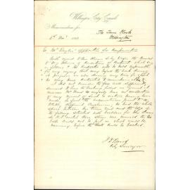 Further regarding damage to dam contract and asking for compensation - G H Baylis