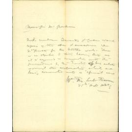 Authorising copies of letter to be given to Solicitor for McGraths trustee - City Solicitor