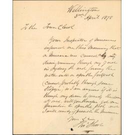 Re drain in Sydney Street