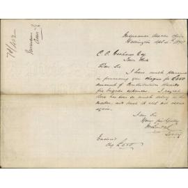 Re forwarding cheque of contribution towards fire brigade expenses - Insurance Association