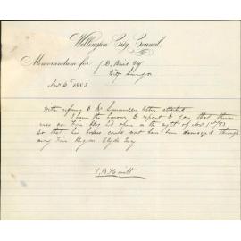 Claim in account of accident to horse - Robert Somerville
