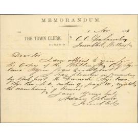 Forwarding copy of Bylaws - Town Clerk Dunedin