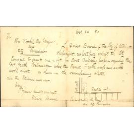 Application for site for shed for boat landing adjoining the Te Aro Reclamation - David Bourke