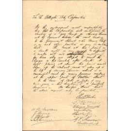 Re applying for gas lamp in Aurora Terrace - residents of Aurora Terrace