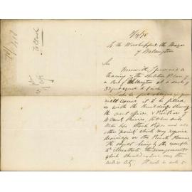 Re plan of city, to be added bits that require drainage - W Clark