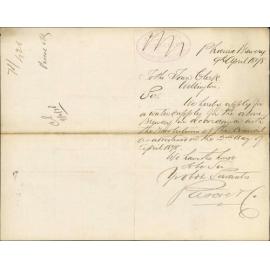 Asking for supply of water for brewing purposes - Vascoe and Co