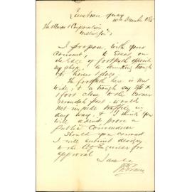 Drinking trough on Lambton Quay - J E Evans