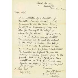 Asking use of Basin Reserve on Anniversary Day - United Friendly Societies