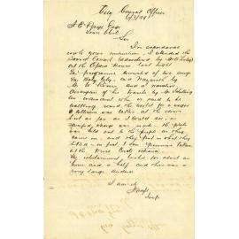 Concert at the Opera House on Sunday - Inspector of Nuisances