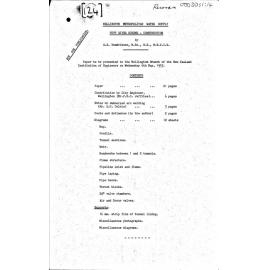 Wellington Metropolitan Water Supply; Hutt River Scheme