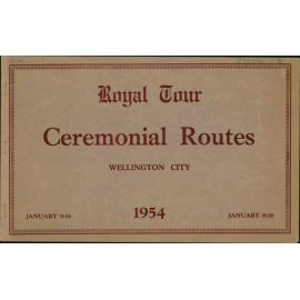 Royal tour, Ceremonial routes Wellington City, 9-16 January 1954