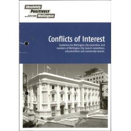 Conflicts of interest; guidelines for Wellington City Councillors and members of Wellington City Council committees, subcommittees and community boards