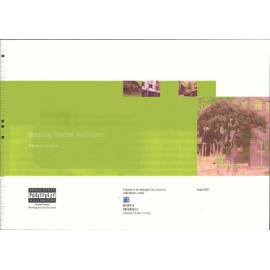 Greening Central Wellington, A Vision and Guideline, August 2002