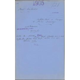 Appointment as manager of Electric Tramways - Stuart Richardson