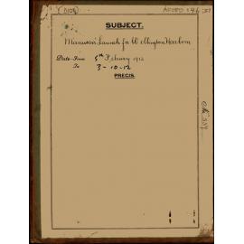 'Manuka'  launch for Wellington Harbour