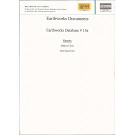 Earthworks database #15A, Marjory Close, John Sims Drive